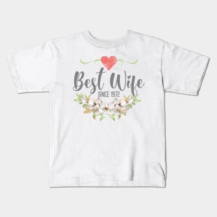 50 Years Wedding Anniversary Gift For Wife Kids T-Shirt